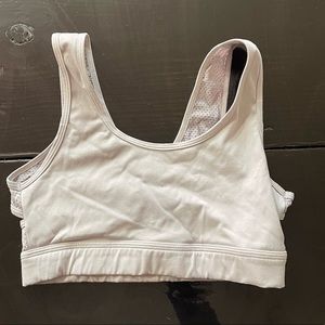 Alphalux silver mesh back bra